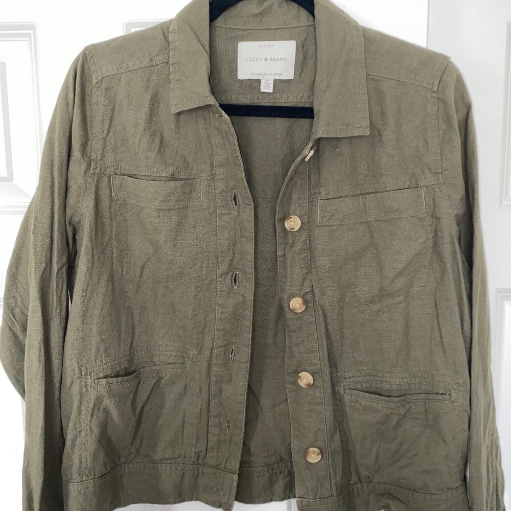 Lucky Brand Linen Jacket
